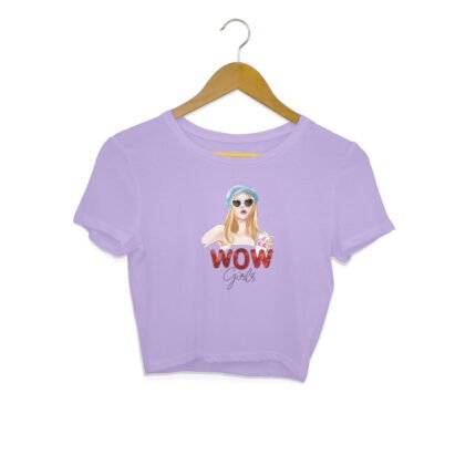 Women's : Wow Girls Crop Top - Image 3