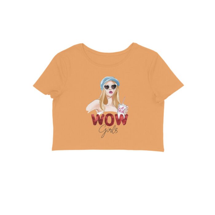 Women's : Wow Girls Crop Top - Image 7