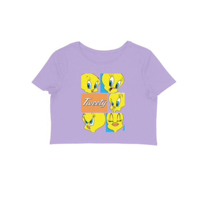 Women's : Miss Tweety Crop Top - Image 5