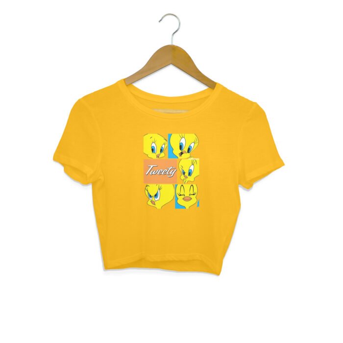 Women's : Miss Tweety Crop Top - Image 1