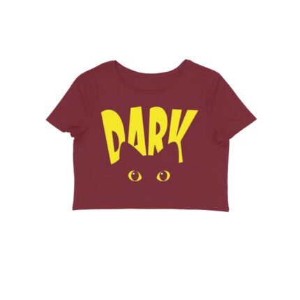 Women's : Dark Crop Top - Image 3