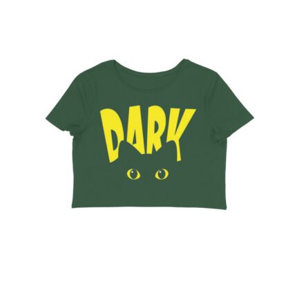 Women's : Dark Crop Top - Image 7