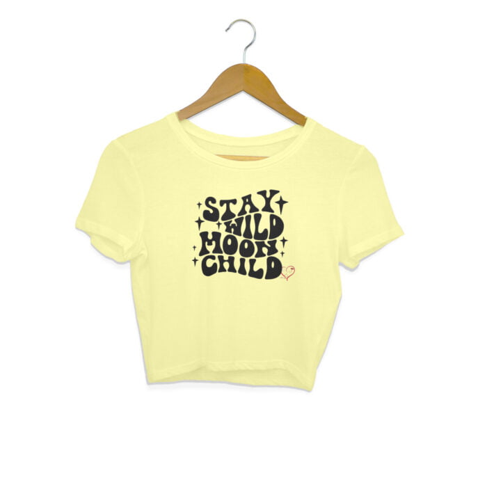 Women's : Moon Child Crop Top - Image 1