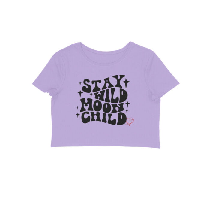 Women's : Moon Child Crop Top - Image 5