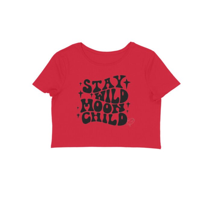 Women's : Moon Child Crop Top - Image 9