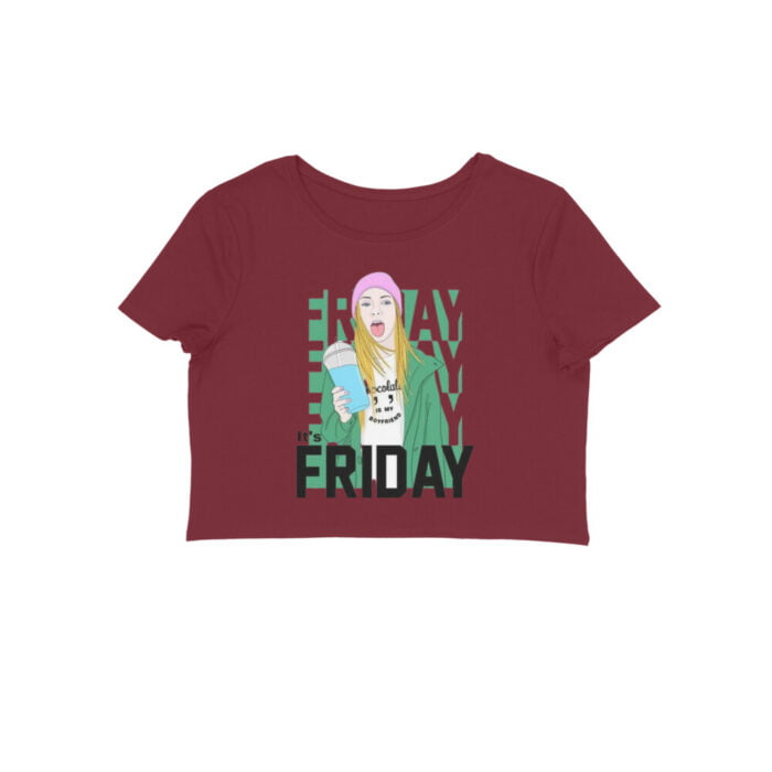 Women's : Friday Crop Top - Image 9