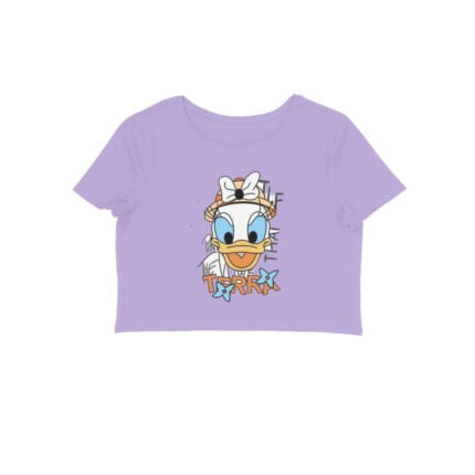 Women's : Donald Duck Crop Top - Image 5