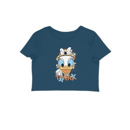 Women's : Donald Duck Crop Top - Image 11
