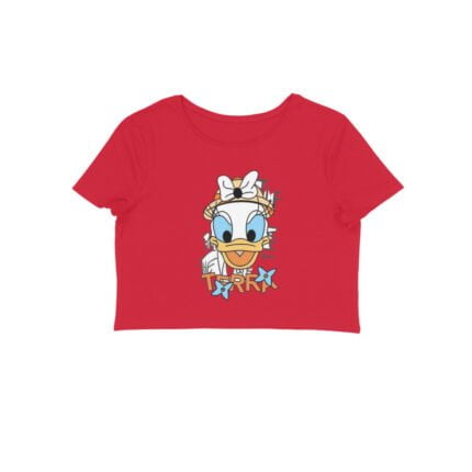Women's : Donald Duck Crop Top - Image 15