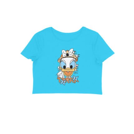 Women's : Donald Duck Crop Top - Image 17