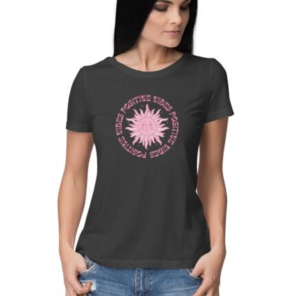 Women's : Positive vibes T-shirt - Image 2