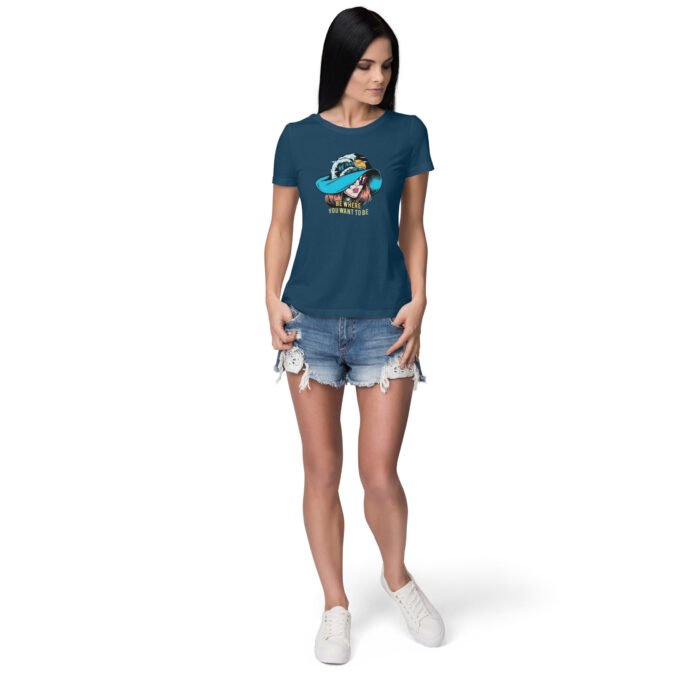 Women's : Be where you want to be T-shirt - Image 2