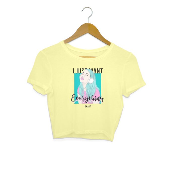 Women's : Classic Crop Top - Image 1