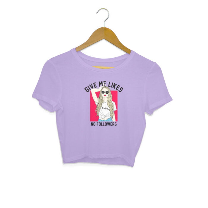 Women's : Like No Follower Crop Top - Image 3