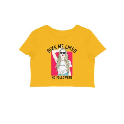 Women's : Like No Follower Crop Top - Image 5