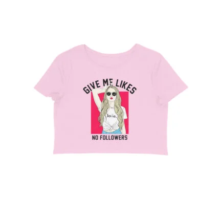 Women's : Like No Follower Crop Top - Image 7