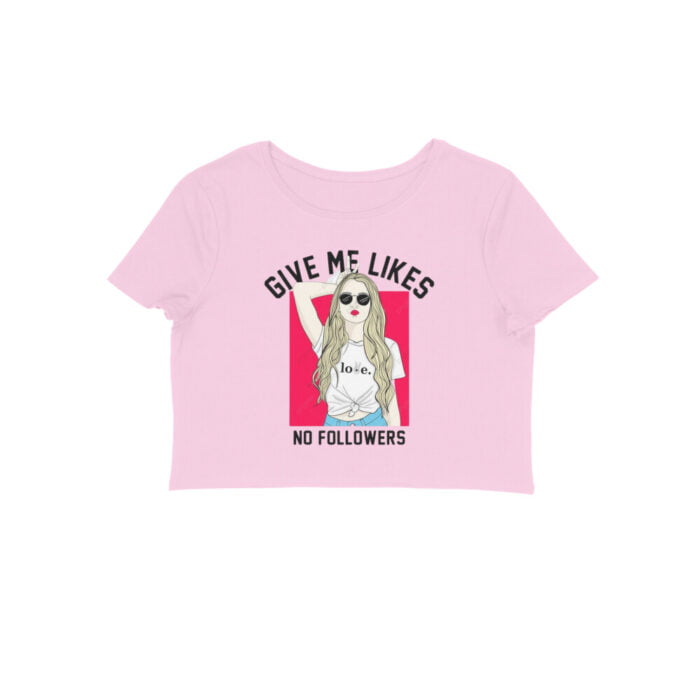 Women's : Like No Follower Crop Top - Image 7
