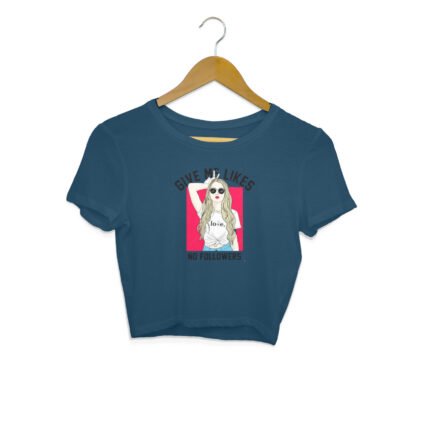 Women's : Like No Follower Crop Top - Image 9