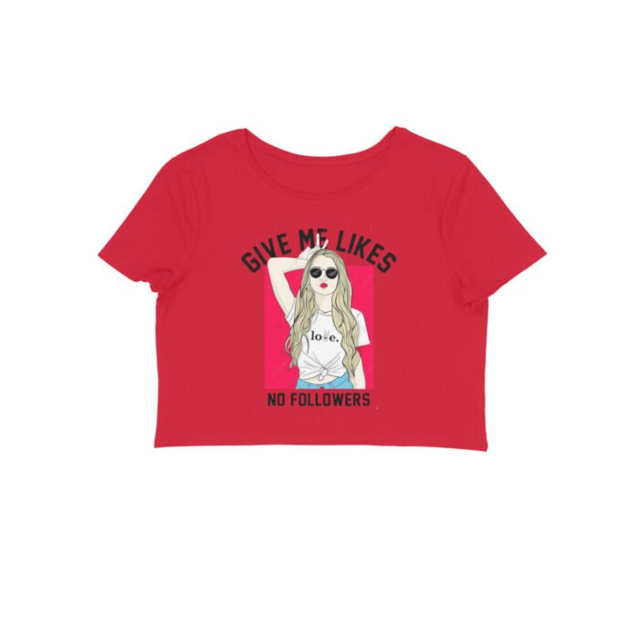 Women's : Like No Follower Crop Top - Image 13