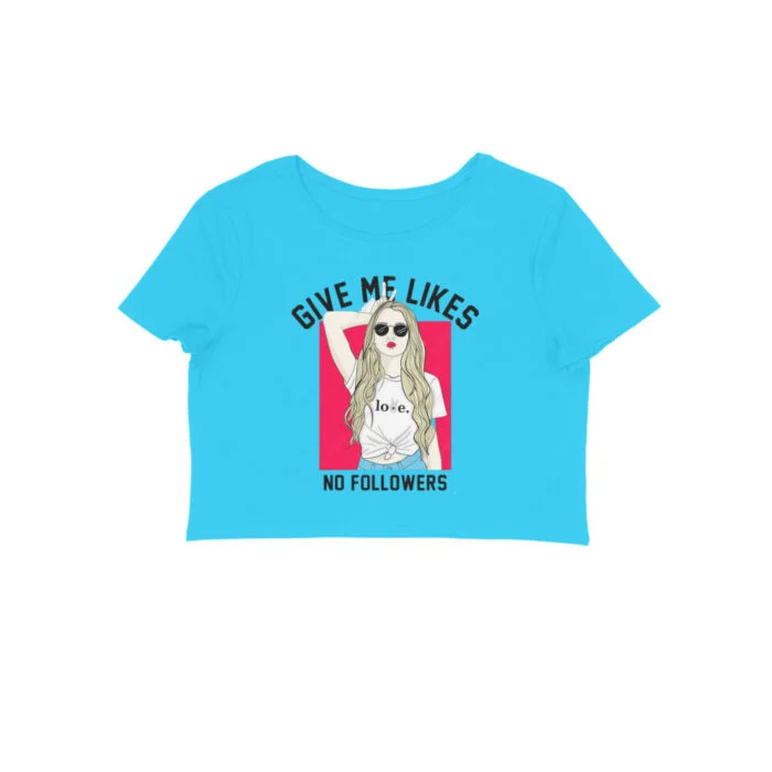Women's : Like No Follower Crop Top - Image 15