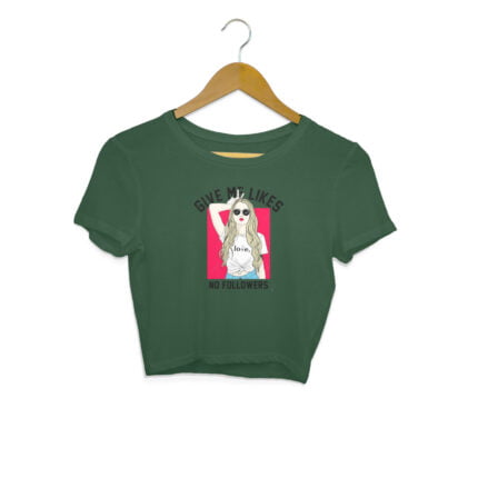 Women's : Like No Follower Crop Top - Image 11