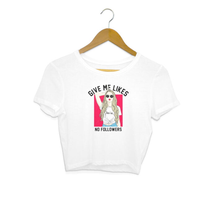 Women's : Like No Follower Crop Top - Image 17