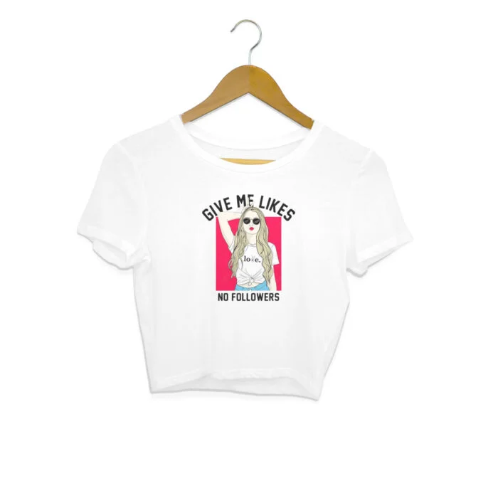 Women's : Like No Follower Crop Top - Image 17