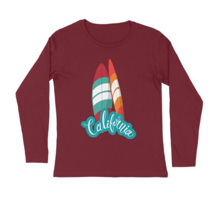 Travel : California Full Sleeves T-shirt - Image 3