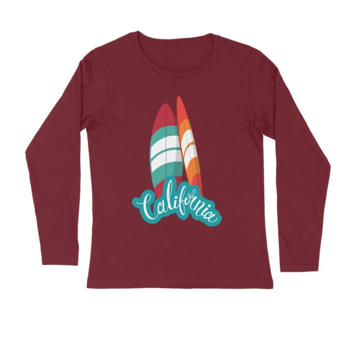 Travel : California Full Sleeves T-shirt - Image 3