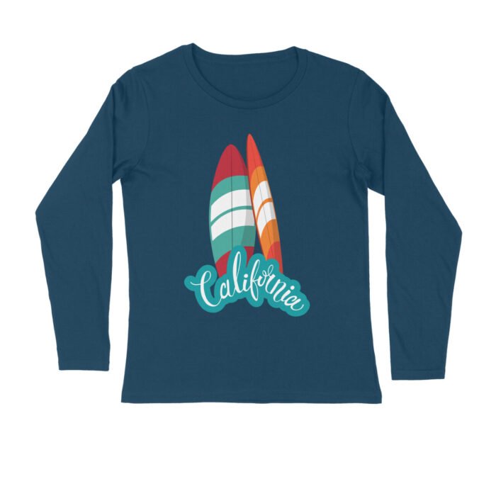 Travel : California Full Sleeves T-shirt - Image 5