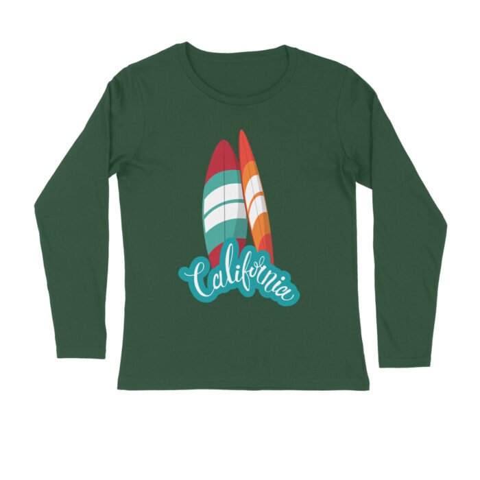 Travel : California Full Sleeves T-shirt - Image 7