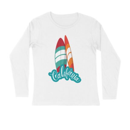 Travel : California Full Sleeves T-shirt - Image 9