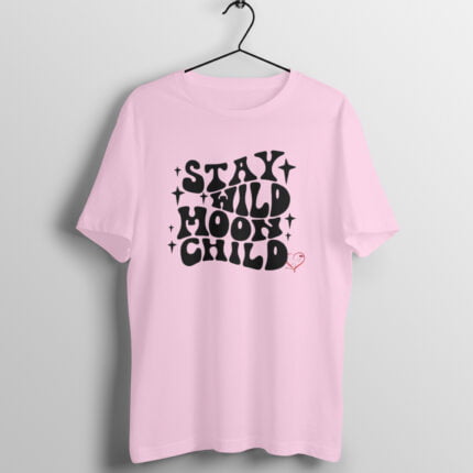 Quotes : Stay wild Moon child Half Sleeve T-shirt - Image 2