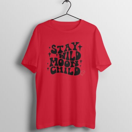 Quotes : Stay wild Moon child Half Sleeve T-shirt - Image 5