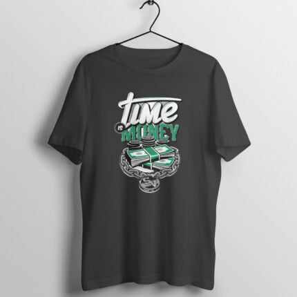 Quotes : Time is Money Half Sleeve T-shirt