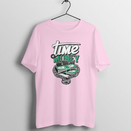 Quotes : Time is Money Half Sleeve T-shirt - Image 3