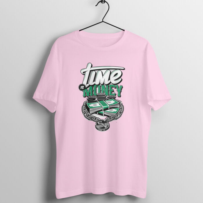 Quotes : Time is Money Half Sleeve T-shirt - Image 3