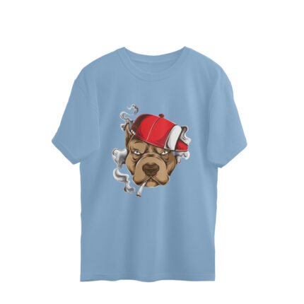 Smoking Dog with Swag Oversize