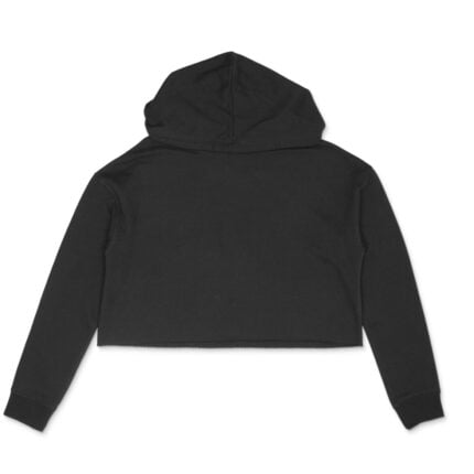 Plain Women Crop Hoodie - Image 4