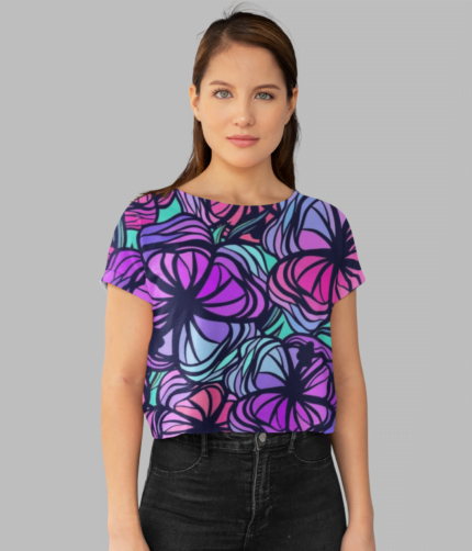 Sun-Kissed Style: Women's Crop Top