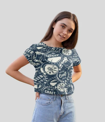 Crafted in Comfort: Women Crop Top - Image 2