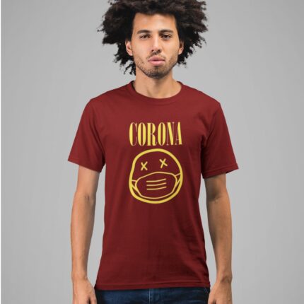 Corona with Mask T-shirt - Image 4