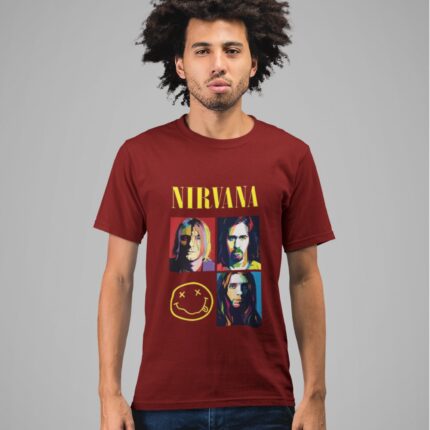 Nirvana with Crew T-shirt - Image 7