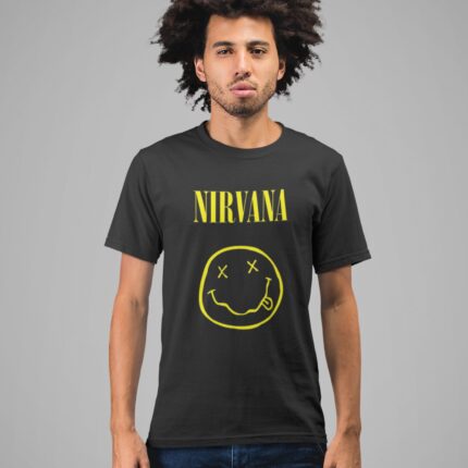 Nirvana with Smiley T-shirt - Image 4