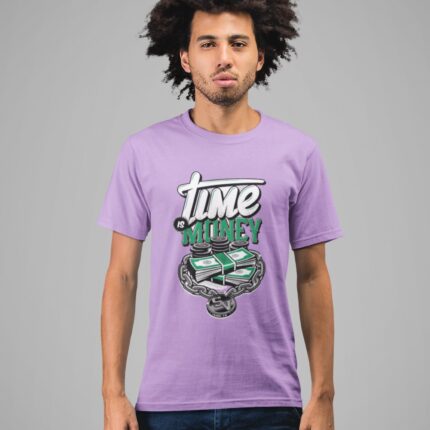 Quotes : Time is Money Half Sleeve T-shirt - Image 8