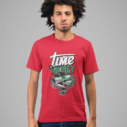 Quotes : Time is Money Half Sleeve T-shirt - Image 6