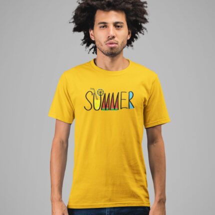 Summer : Summer Typography T-shirt - Image 6