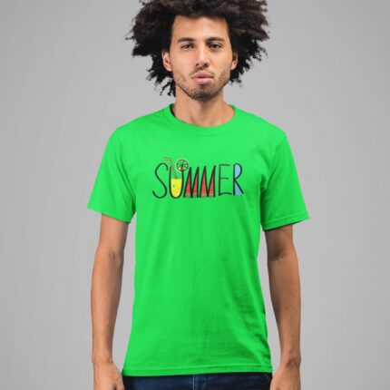 Summer : Summer Typography T-shirt - Image 7