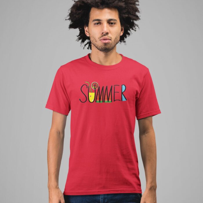 Summer : Summer Typography T-shirt - Image 9