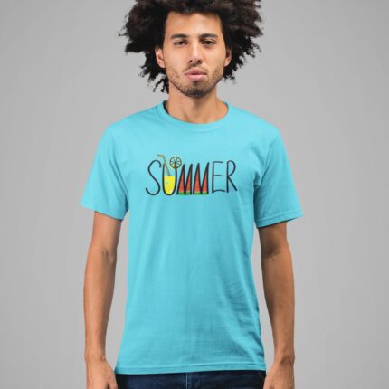 Summer : Summer Typography T-shirt - Image 8